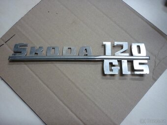 Prodám Škoda 105L, 120L zadní čelo + znak 120 GLS+ zástěrky - 4