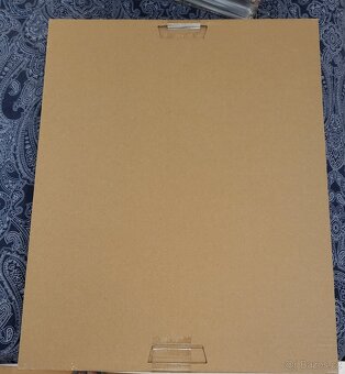 IKEA - OXBERG Prosklené dveře na nástavec BILLY, bílá, 40x35 - 4