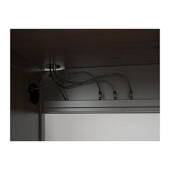 Psací stůl IKEA černý masiv - 4