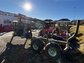 Lesnický přívěs HOLZKNECHT s rukou 6,3 m – r.v. 2004 - 4