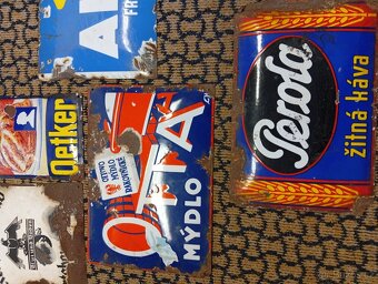 Smaltové cedule  7ks - 4