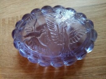 Retro skleněná dóza - 4