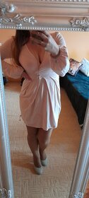Apart sv. růžové ležérní elegantní šaty - 4