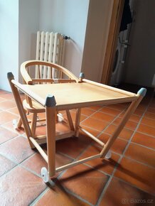 Dětská dřevěná jídelní židlička Bernkop - 4