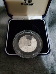 200 Kč 1994 Vylodění v Normandii PROOF - pamětní mince - 4