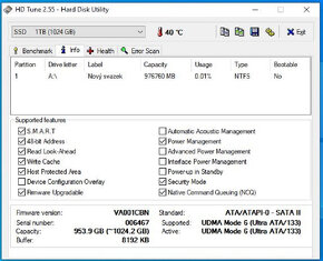 M.2 SATA SSD s kapacitou 1 TB - 4