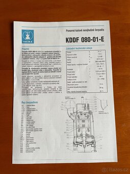 Ponorné kalové čerpadlo KDDF 080-01-E - 4