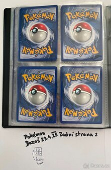 Kusové Pokémon VINTAGE karty (KARTY STARÉ PŘES 20LET)(3) - 4