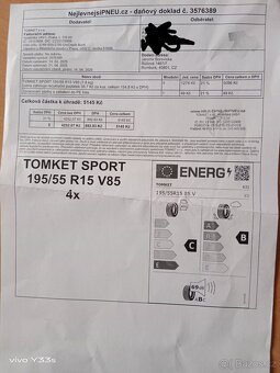 Pneu 195/55 R15 - 4