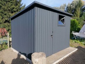 Plechová garáž 3x3 m - 4