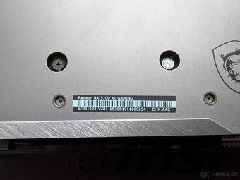 Rezervace - MSI Radeon RX 5700 XT 8GB - 4