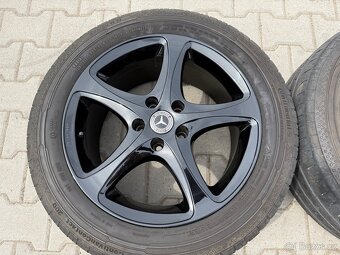4x al kola 5x112 17 + pneu letní 225/55 R17 101V - 4