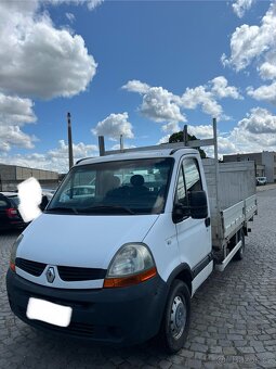 Renault Master 2,5 r. 2008 valnik - plošina Do 3,5t - 4