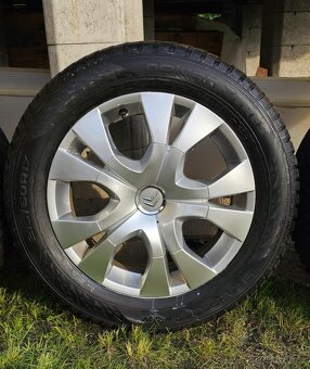 Prodám sadu ALU kola + zímní pneu Citroen - 4