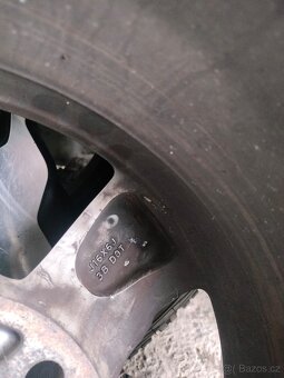 ❄️4ks alu disky orig. Fiat 6x139,7 pneu 205r16 C - 4