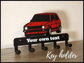 VW Golf mk2 věšák na klíče - 4