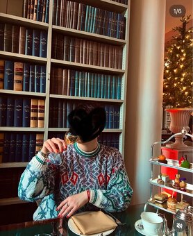 Vlněný svetr – vintage - 4