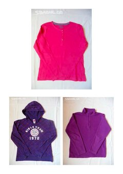 Jarní balíček vel. 146 - trička, mikiny, tepláky, bundičky.. - 4