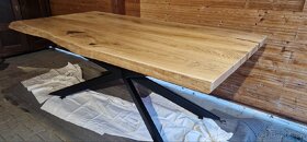 Masivni dubový stůl 200x100cm - 4