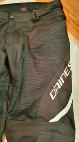 Dainese DRAKE AIR D-DRY letní kalhoty černé/bílé, vel. 48 - 4
