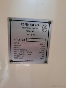 Pračka Romo - 4