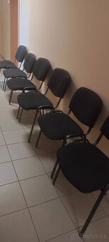 Židle stohovatelné černé 6 ks - 4