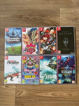 Nintendo Switch + 8 her – TOP stav, komplet balení - 4