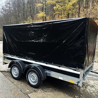 Přívěsný vozík + vysoká plachta řidičák B, 3,0mx1,5mx1,45m - 4