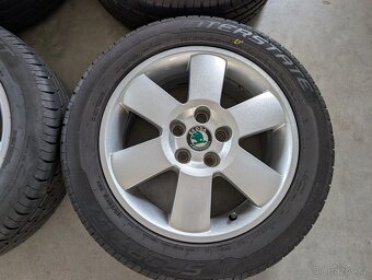 Originální ALU kola škoda Band 195/55/R15 - 4