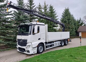 Mercedes-Benz ACTROS 2643 6x2 - valník s hydraulickou rukou - 4