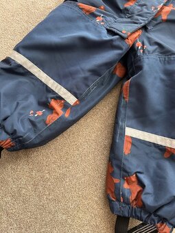 Zimní kombinéza Lindex s medvídky velikost 92 - 4