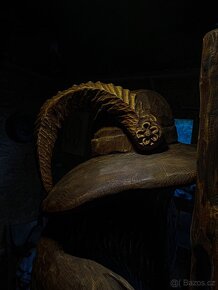 Krakonoše(Praděda) z Dubu socha ze dřeva - 4