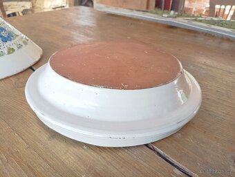 STARÝ MAROCKÝ KERAMICKÝ TAJINE HRNEC RUČNĚ VYROBENÝ - 4