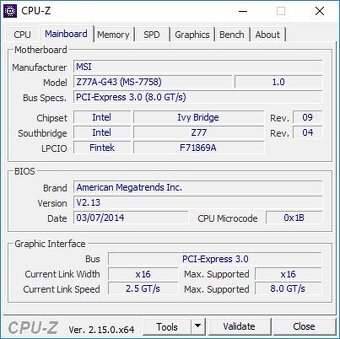 Základní deska MSI Z77A-G43 (socket 1155) DDR3 - 4