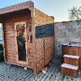 Saunový domek, chladicí káď, SAUNABOX Harvia 8kW - 4