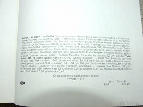 3ks staré autoatlasy: ČSSR 1985 + Evropa 1996 + Europa 1967 - 4