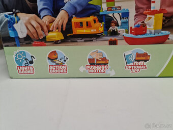 LEGO® DUPLO® 10875 Nákladní vlak + dárek - 4