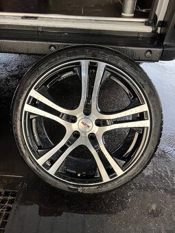 Alu 19 5x112- zánovní pneu goodyear f1 ( možno zvlášť ) - 4