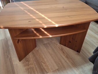 TV stolek a konferenční stůl z masívu - 4