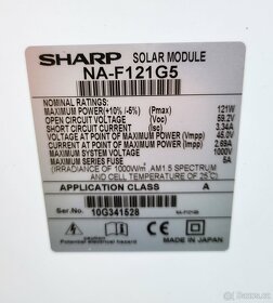 Fotovoltaické panely SHARP originál JAPAN použité cca.60KS. - 4