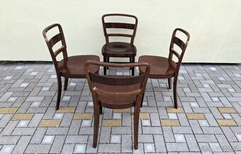 Celodřevěné židle TON 4ks - 4