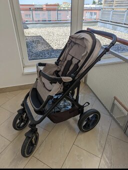 Kočárek Moon Nuova dvojkombinace s redukcí na autosedačku - 4