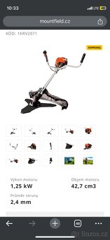 Křovinořez patriot tbc 431d - 4