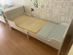 Zánovní dětské nastavitelné postele + matrace - 4