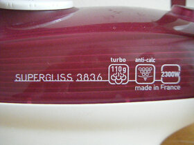 Prod. žehličku Tefal Supergliss 3836 turbo, anti-calc, levně - 4