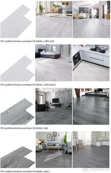 Zbytky PVC podlahová krytina samolepicí 5-20 m², imitace dře - 4