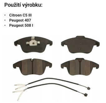 Přední brzdové destičky - 4