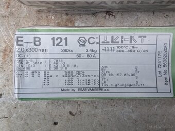 Elektrody ESAB nepoužité, nerozbalené - 4