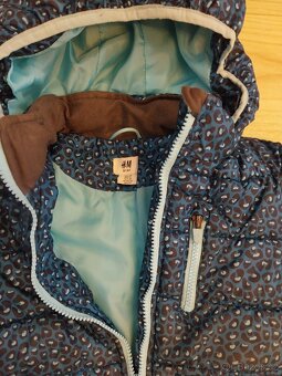 Zimní bunda H&M, vel.104 - 4