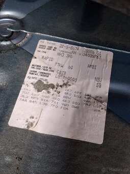 Díly Škoda Rapid - 4